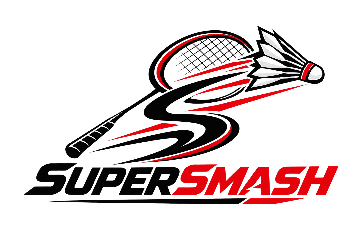 SUPER SMASH Badminton Academy logo