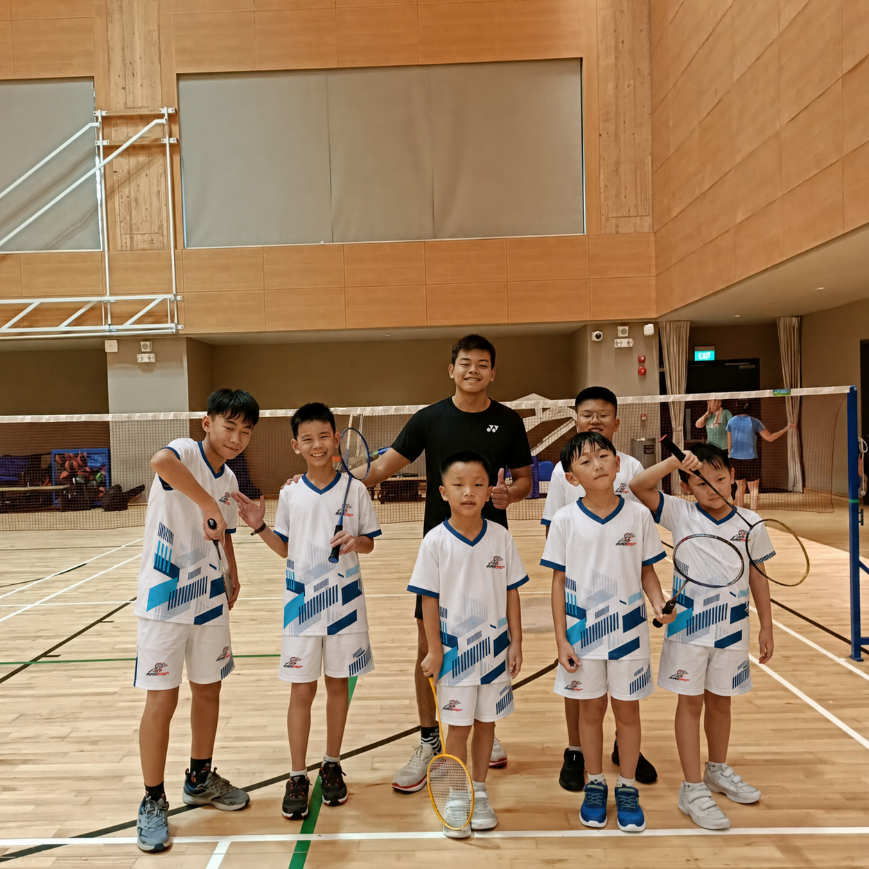 Professional badminton coach